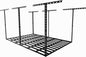 SunsGrove 4x6 Overhead Garage Storage Rack Organization, Adjustable Ceiling Mounted Storage Racks, 800LBS Weight Capacity, 22"-40" Ceiling Dropdown, Hammertone Black