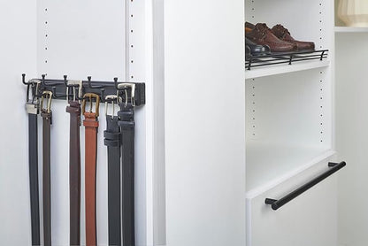REV-A-Shelf Sliding Belt Rack for Custom Closet Systems