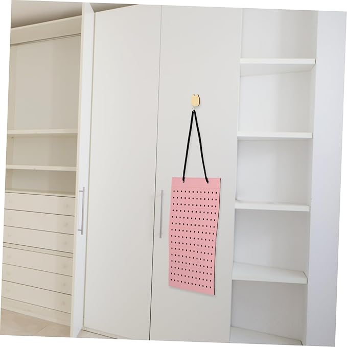 LIFKOME Hanging Felt Shoe Charm Display Organizer Wall-mounted Storage Holder for Shoe Charms and Accessories Stylish Felt Design for Neat Home Organization