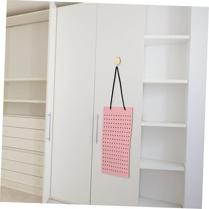 LIFKOME Hanging Felt Shoe Charm Display Organizer Wall-mounted Storage Holder for Shoe Charms and Accessories Stylish Felt Design for Neat Home Organization
