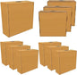 Hat Box for Travel, Protective Storage Organizer, Lightweight Travel Case (10 Pack - No Design)