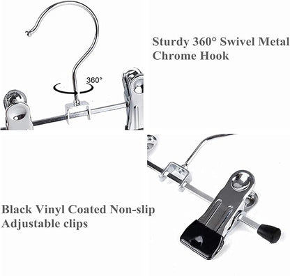 20 Pack Boot Hangers Closet Hanging Clips Laundry Hooks for Hats, Pants, Towel, Socks, Handbags, Bags, Underwear