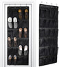 Over The Door Shoe Organizer With 24 Pocket Spaces, Space-Saving Hanging Pocket Bag, Breathable Closet Hanging Show Organizer, Door Organizer Shoe Storage, Over Door With Hooks