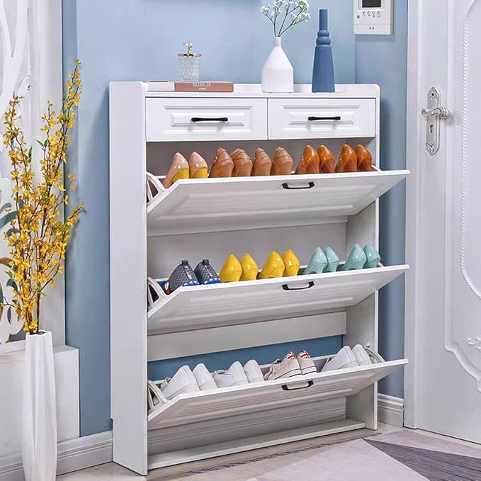 1 Pair Shoe Cabinet Shelf Home Plastic Hollowed Two Layers Rack Shoes Drawer Cabinet Hinges for Shoes Rack, Shelf, Cabinet