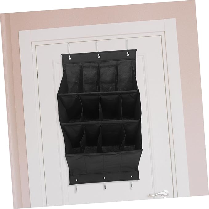 IMIKEYA Hanging Shoe Organizer with Space Saving Wall Rack for Sneakers and Accessories Easy Installation Over Door Storage for Closets and