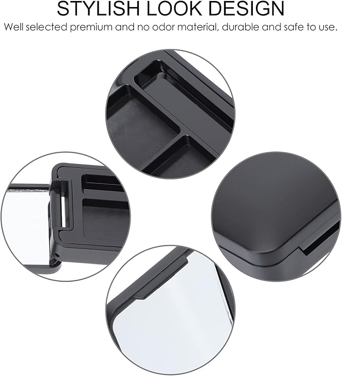 Beaupretty 4Pcs Empty Eyeshadow Palette Boxes 3-Grid Compact Cosmetic Storage Tray Durable Multi-Grid Makeup Organizer for Travel Lipstick Eye Shadow