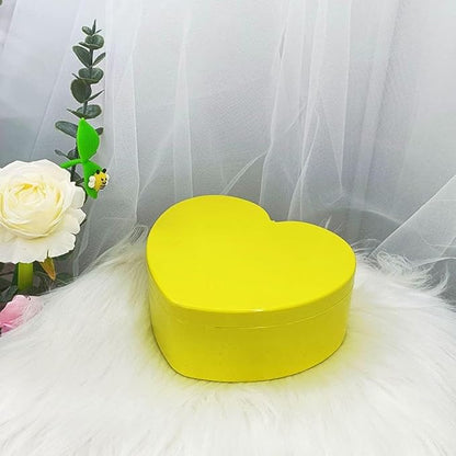 Blue Heart Jewelry Storage Box With Mirror Double Layer Plastic Jewelry Box Love Heart Desk Shelf Creative Jewelry Storage Organizer For Girls Jewelry Boxes and Organizers
