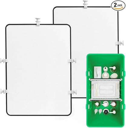 2PCS Divider Tray for Bogg Bags - Organize & Divide Space with Bogg Bag Accessories Inserts (Black)