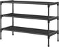 Simple Trending Shoe Rack, 3-Tier Shoe Organizer, Non-Woven Shoe Shelf Storage for Closet, Entryway, Bedroom, 27.5" Wide, Black