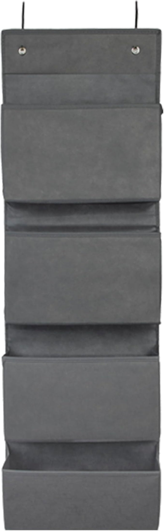 Joyful Moose Over the Door Hanging Organizer Closet Storage Bins Grey