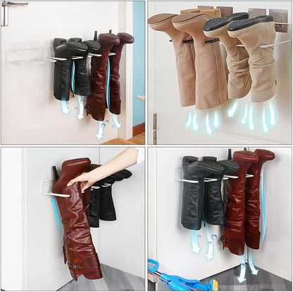 Luxshiny 2pcs Wall-Mounted Shoe Storage Rack Space-Saving Organizer for Home White Hanging Shelf for Boots and Slippers Creative Design for Tidy Entryway and Dressing Room