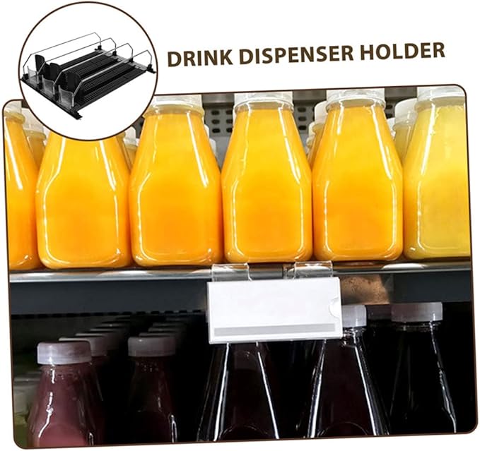 GLEAVI 3pcs Beverage Propeller Fridge Drink Organizer Pusher Self-Pushing for Refrigerator Juice Dispenser Spigot Soda Can Organizer Can Dispensers