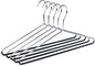 30 Quality Heavy Duty Metal Coat Hangers with Black Rubber Coating for Non Slip Pants (30)