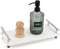 Segbeauty 12x6in Quick Dry Stone Sink Tray, Water Absorbent Instant Drying Diatomite for Bathroom, Countertop Organizer Rack Kitchen Caddy, Soap Dispenser Vanity Trays