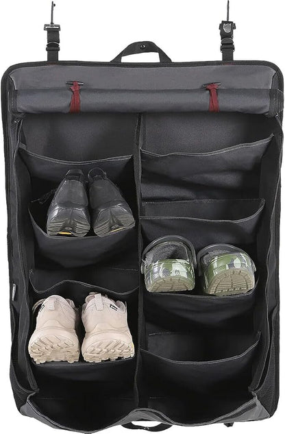iKamper Shoe Rack | Hanging Camping Shoe & Clothing Organizer for Rooftop Tents | Keeps Footwear Off the Ground | Water-Resistant with Quick-Dry Mesh Pockets