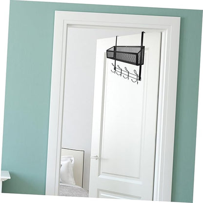 ULTECHNOVO Over The Door Hanging Organizer Multifunctional Mesh Storage Rack for Bathroom Kitchen Bedroom Maximizes Space Efficiency Contemporary Style for Shoes Towels