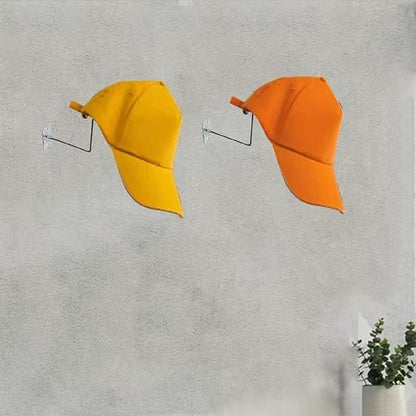 Set of 6 Hat Display Wall Mount Cowboy Hat Rack Silver Helmet Wall Mount Holder Motorcycle Helmet Holder for Wall, Baseball Hat, Cowboy Cap, Coat, Scarf.