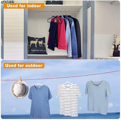 ATOLY Premium Hangers (Pack of 10) Heavyduty- Non Slip Bump Suit Hangers-Space Saving Clothes Hangers, Hangers for Coat, Sweater, Jackets, Pants, Shirts,Pink