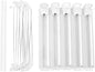 Pilipane 5pcs Self Pushing Soda Can Dispenser Drink Organizer for Fridge Automatic Beverage Pusher Glide System Adjustable Dividers for Beer Pop Cans Water Bottles Pantry Garage Coolers (White)