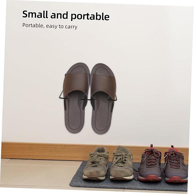 Happyyami 2pcs Over Door Shoe Rack for Boots Wall Mounted Shoe Organizer Easy Installation Space Saving Storage for Entryway Closet and Garage Air Circulation Design to Prevent
