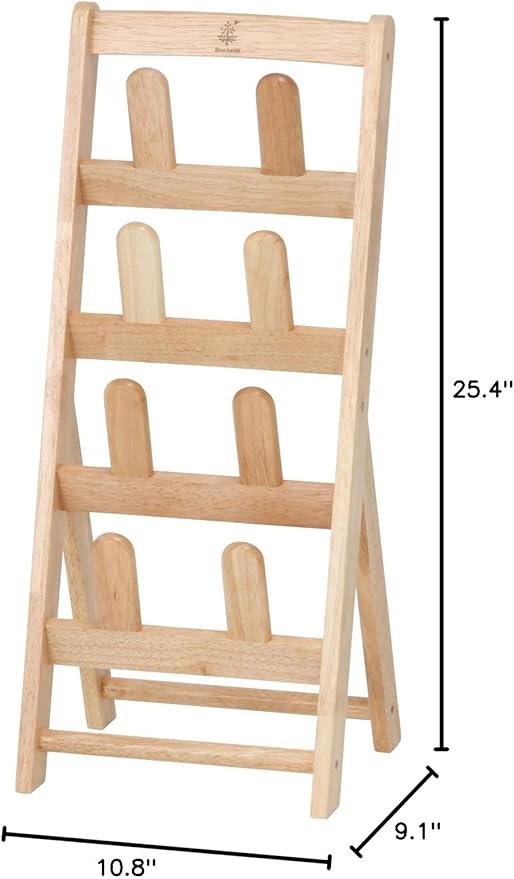 Fuji Boeki 10470 Bonheur Slipper Rack, Slipper Storage, For 4 Pairs, Width 10.8 x Depth 9.1 x Height 25.4 inches (27.5 x 23 x 64.5 cm),