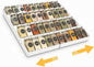 GOENDR Metal Spice Drawer Organizer, 4 Tier Spice Rack for Drawer, Expandable Seasoning Organizer For 11.4-22.8” Wide Drawer, Holds up to 48 Spice Jars (Not Included), White