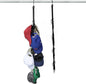 LAMINET Closet Hanger Hat Rack Organizer Hats, Purses, and other items for up to 16 items. Easy Assembly Hangs Over Rod Dent/Scratch Free