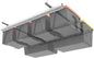 TORACK Garage Ceiling Bin Storage Rack, Overhead Tote Storage Rail System Heavy Duty Adjustable Tote Slide Rails Garage Bins Storage System(White, Bins are not included)