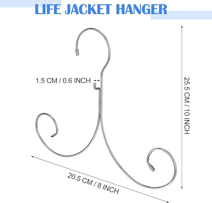 Colingmill 10 Pcs Lingerie Hangers Bathing Suit Hangers Life Jacket Non Slip Cascading Racks for Tank Tops, Sports Bra, Yoga Tops, Lingerie, Swimsuits