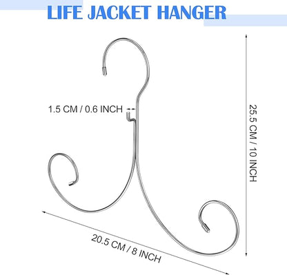 Colingmill 10 Pcs Lingerie Hangers Bathing Suit Hangers Life Jacket Non Slip Cascading Racks for Tank Tops, Sports Bra, Yoga Tops, Lingerie, Swimsuits