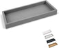 Spacewiser Countertop and Vanity Tray - Small 7.7" Silicone Tray for Soap Dispenser Bottles, Bathroom Trays, Kitchen Sink Soap Trays, Sink Caddy Kitchen Sinks Organizer, Soaps Dish & Sponge Holder Mat