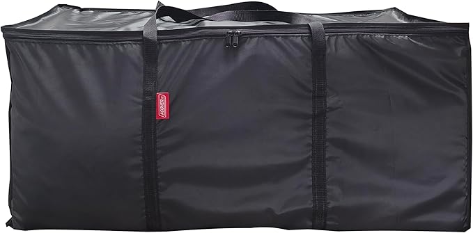 Large Moving Bags 2 Pack Black Heavy Duty Totes For Storage, Wrap Around Handles, Storage Bags for Space Saving,