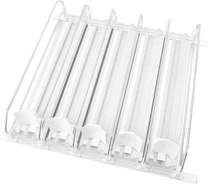 gernie Soda Can Dispenser, NonSlip and SelfPush Beverage Organizer for Shelves (White), gernieiby083dgxv-12