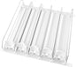 5pcs Fridge Drink Dispenser, Automatic Pusher Glide Self Pushing Soda Can Dispenser Water Bottle Drink Dispenser for Kitchen (White)