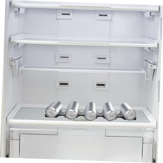 Fridge Drink Organizer for Soda Beer Multi-use Storage Rack Silicone Mat for Refrigerator