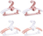 Baby Adjustable Clothes Hangers,20pcs Kids Non-Slip Bow Rack Hangers,Extendable Coat Plastic Hangers for Newborn Infant Toddler Child Laundry Nursery Closet