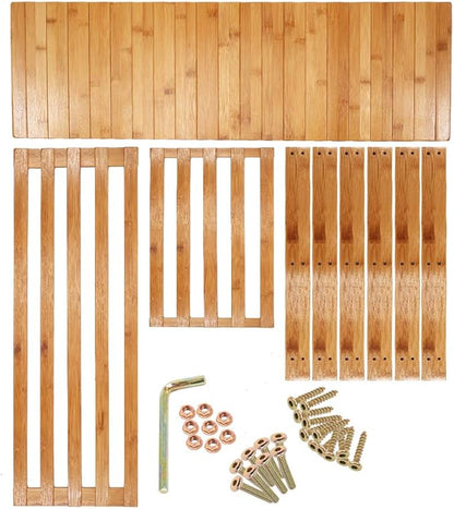 Bamboo Shoe Rack Bench with Boots Compartment , APLOS 3-Tier Shoe Organizer, Storage Shelf for Entryway Hallway Living Room, 35.43" L x 11.02" W x 17.72" H