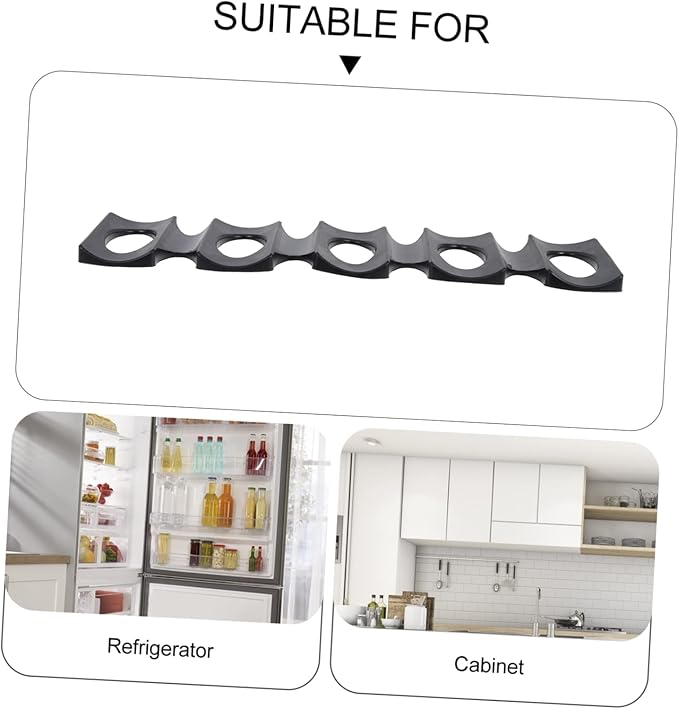Amosfun 3pcs Silicone Beer Mat Dispenser for Refrigerator Flexible Beverage Rack for Cans and Bottles - Design for Easy Organization Dishwasher Safe for Home and Parties