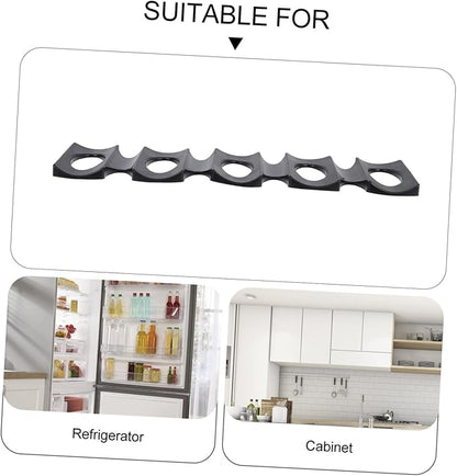 Amosfun 3pcs Silicone Beer Mat Dispenser for Refrigerator Flexible Beverage Rack for Cans and Bottles - Design for Easy Organization Dishwasher Safe for Home and Parties