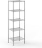 18" Deep x 24" Wide x 74" Height Wire Shelving Kit | 5-Tier | NSF Commercial Storage Rack Unit