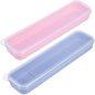 2 Pcs Portable Flatware Box, Utensil Holder Chopstick Case Simple Travel Tableware Storage Case for Fork Spoon Chopsticks Lunch Box