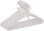 10PCS Pearl Beaded Clothes Rack Large Bowknot Wedding Shop Daily Pants Hangers 1#