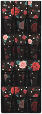 Rose Over the Door Shoe Organizer,Shoe Organizer Door Hanger with 12 Mesh Large Pockets,Space Saver,Unique Print