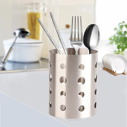 Cutlery Rack, 304 Stainless Steel Utensil Holder Sturdy Drainer Basket Utility Utensil Drying Rack Drying Rack for Countertop M