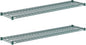 (2-Pack) 14" x 60", Green Epoxy Additional Heavy Duty Wire Shelving, Wire Shelf for Shelving Units, NSF Replacement Shelves for Rack