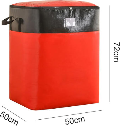 Upgrade Moving Bags Heavy Duty Extra Large,Heavy-Duty Storage Bags – Alternative to Moving Boxes, Plastic Storage Bins, Mattress Bags for Moving & College Essentials (red, 180L)