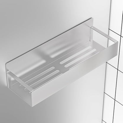 HuggieGems 4 Pack Magnetic Spice Storage Rack Organizer for Refrigerator and Oven, Silver Fridge Organizers and Storage