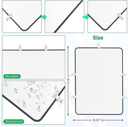 2PCS Divider Tray for Bogg Bags - Organize & Divide Space with Bogg Bag Accessories Inserts (Black)