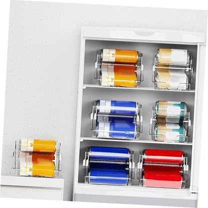 MAGICLULU Refrigerator Bins Organizer Soda Fridge Storage Box Capacity Drink Dispenser