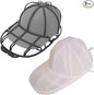 Cap Washer Cage Baseball Cap Shape Protector Hat Washer with Mesh Laundry Bag for Washing Machine Dishwasher Safe 2 Pack (2)